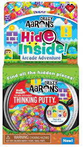 CRAZY AARON'S HIDE INSIDE ARCADE ADVENTURE THINKING PUTTY