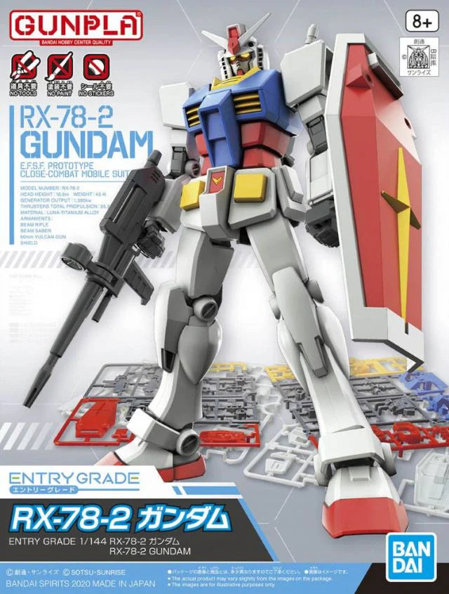 Gunpla - ENTRY GRADE 1/144 RX-78-2 GUNDAM