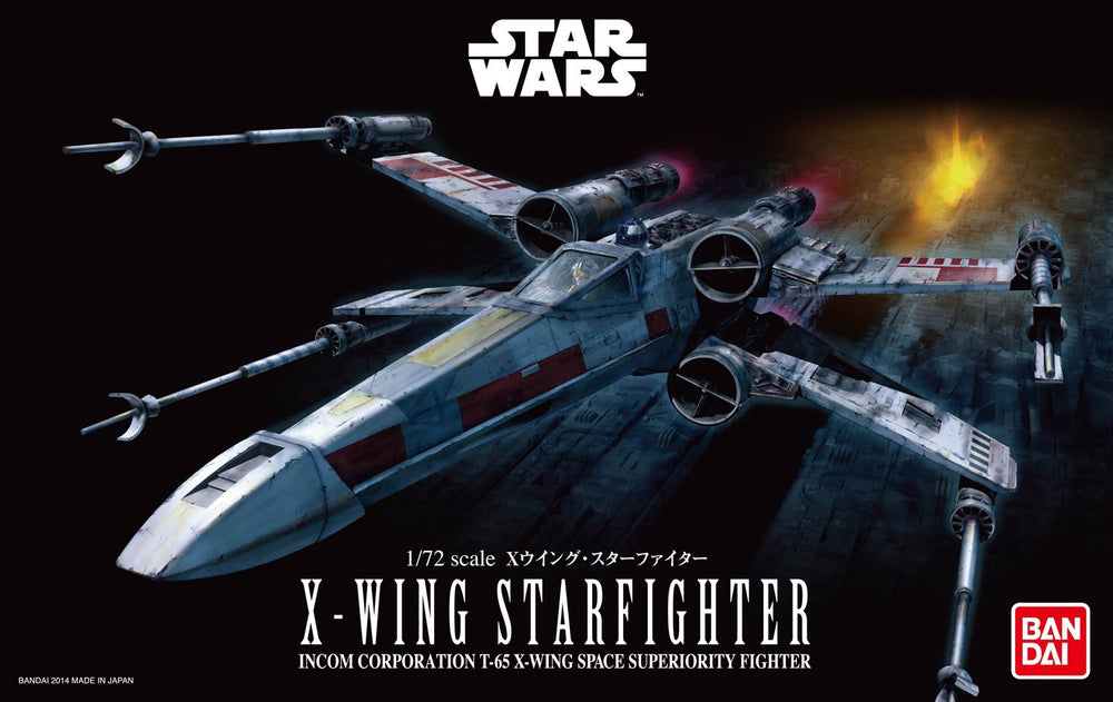 Star Wars 1/72 Scale Model Kit: X-Wing Starfighter