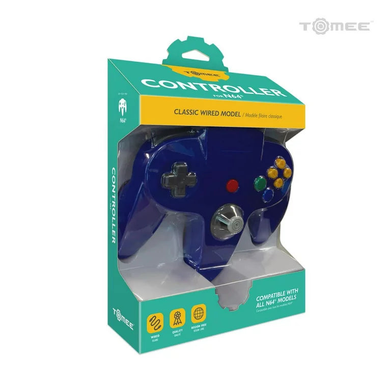 Nintendo 64 - Tomee Wired Controller (Blue)