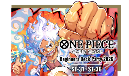 Ticket: ONE PIECE CARD GAME Beginners Deck Party 2026 [ST-31]~[ST-36]
