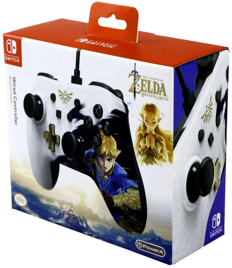 Nintendo Switch - PowerA Wired Controller - Link: Breath of the Wild