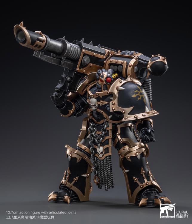 JoyToy - Warhammer 40,000 - Black Legion Chaos Havoc Marine /w Lascannon - Figurine