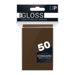 Ultra PRO: Standard 50ct Sleeves - PRO-Gloss (Brown)