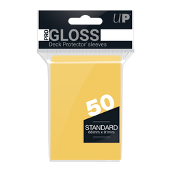 Ultra PRO: Standard 50ct Sleeves - PRO-Gloss (Yellow)