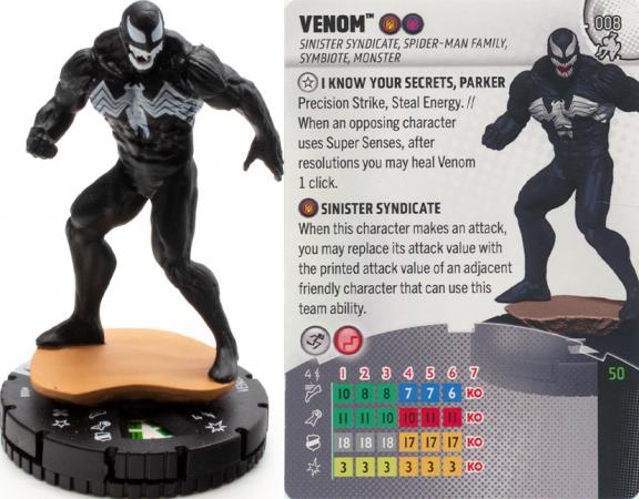 Heroclix - Spider-man Beyond Amazing - Venom #008 Common