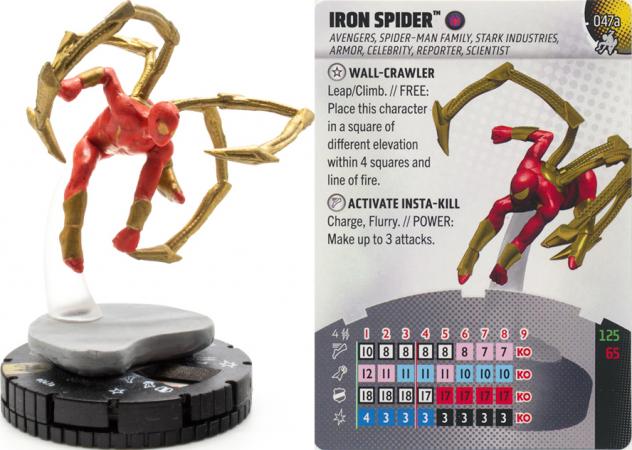Heroclix - Spider-man Beyond Amazing - Iron Spider #047a Super Rare