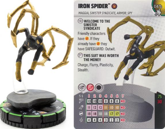 Heroclix - Spider-man Beyond Amazing - Iron Spider #047b Super Rare