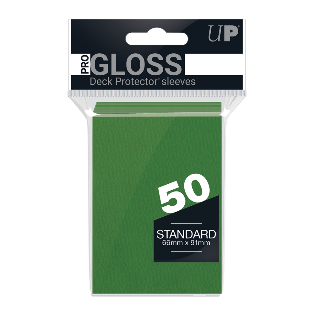 Ultra PRO: Standard 50ct Sleeves - PRO-Gloss (Green)