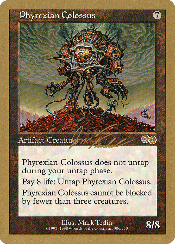 Phyrexian Colossus (Jon Finkel) [World Championship Decks 2000]