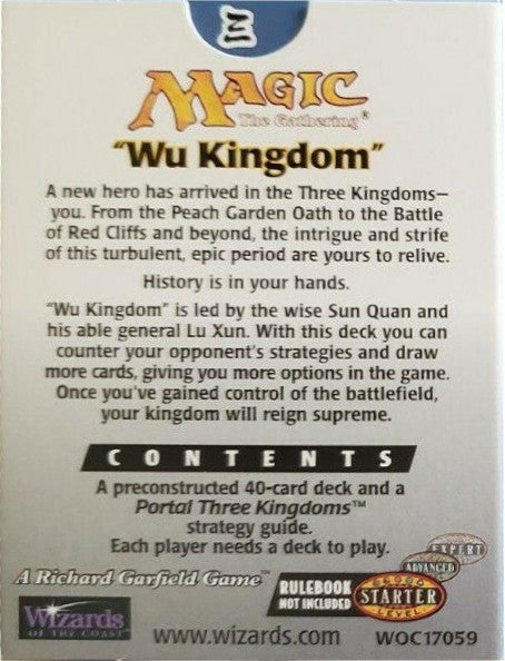 Portal Three Kingdoms - Preconstructed Theme Deck (Wu Kingdom)