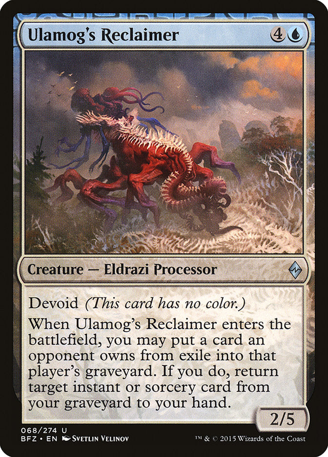 Ulamog's Reclaimer [Battle for Zendikar]