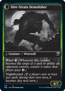 Burly Breaker // Dire-Strain Demolisher [Innistrad: Double Feature]