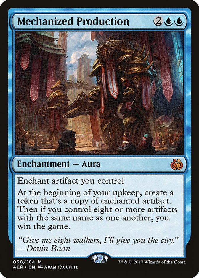 Mechanized Production [Aether Revolt]