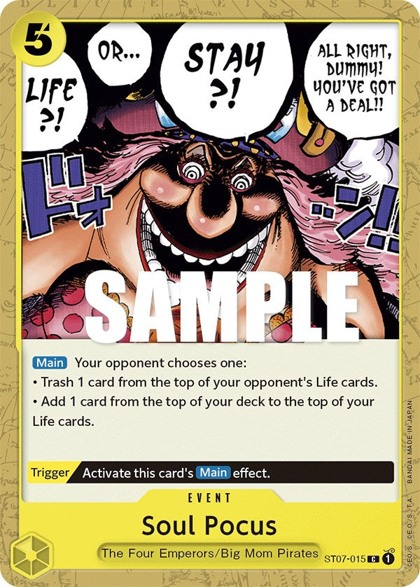 Soul Pocus (ST07-015) [Starter Deck 7: Big Mom Pirates]