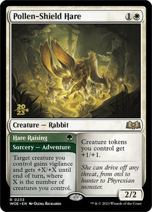 Pollen-Shield Hare // Hare Raising [Wilds of Eldraine Prerelease Promos]