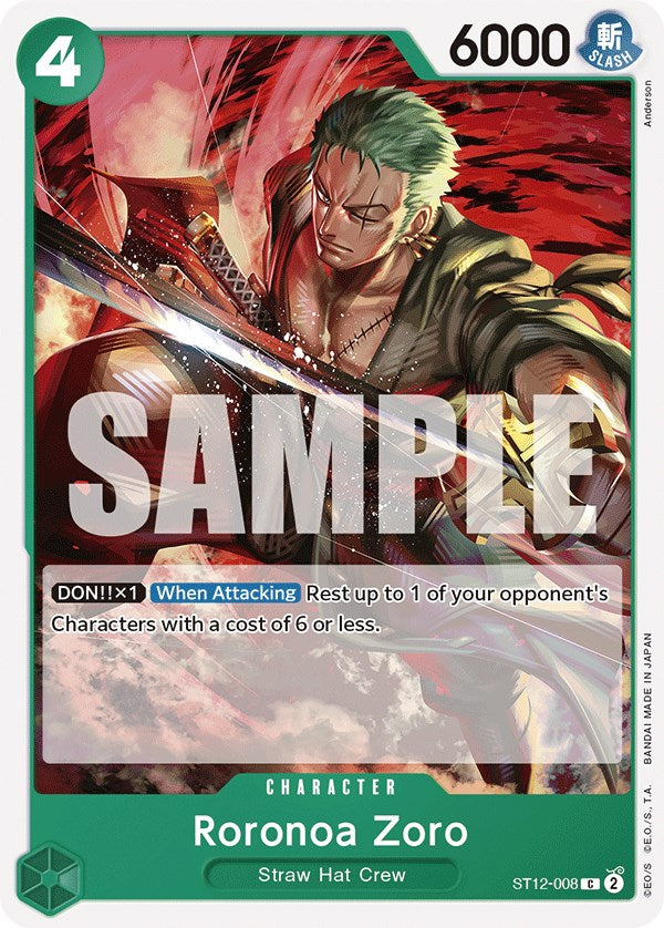 Roronoa Zoro (ST12-008) [Starter Deck 12: Zoro and Sanji]