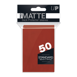 Ultra PRO: Standard 50ct Sleeves - PRO-Matte (Red)