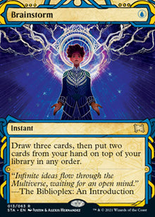 Brainstorm (Foil Etched) [Strixhaven: School of Mages Mystical Archive]