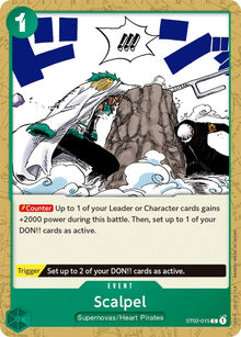 Scalpel (ST02-015) [Starter Deck 2: Worst Generation]