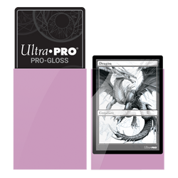 Ultra PRO: Standard 50ct Sleeves - PRO-Gloss (Bright Pink)