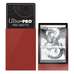 Ultra PRO: Standard 50ct Sleeves - PRO-Matte (Red)