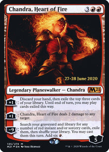 Chandra, Heart of Fire [Core Set 2021 Prerelease Promos]