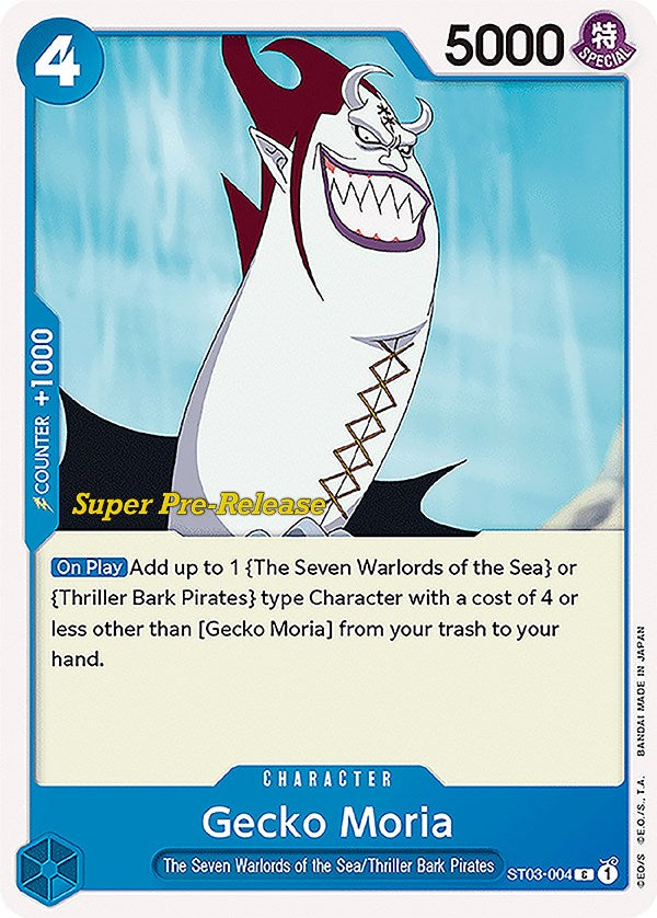 Gecko Moria [Super Pre-Release Starter Deck: The Seven Warlords of the Sea]