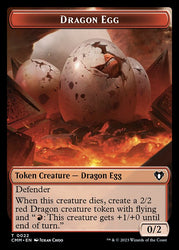 City's Blessing // Dragon Egg Double-Sided Token [Commander Masters Tokens]