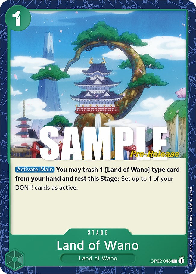 Land of Wano [Paramount War Pre-Release Cards]