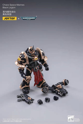 JoyToy - Warhammer 40,000 - Black Legion Legionnaire C- Figurine