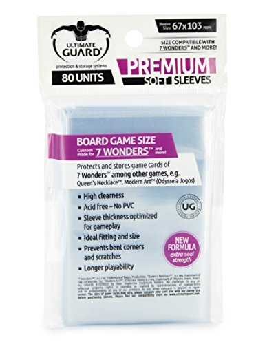 Ultimate Guard - Sleeves - Board Game Sized - 67mm - 103mm