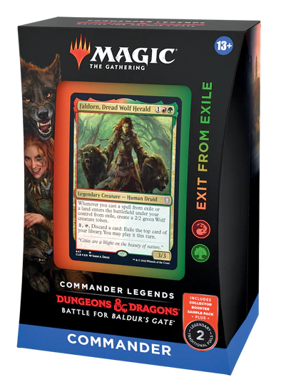 Magic The Gathering - Trading Card Game - Commander Legends Baldur's Gate - Commander Decks