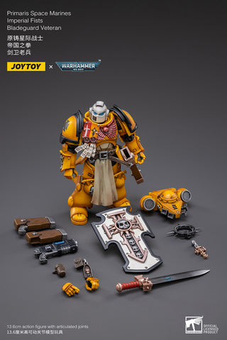 JoyToy - Warhammer 40,000 - Space Marines Imperial Fists Bladeguard Veteran - Figurine