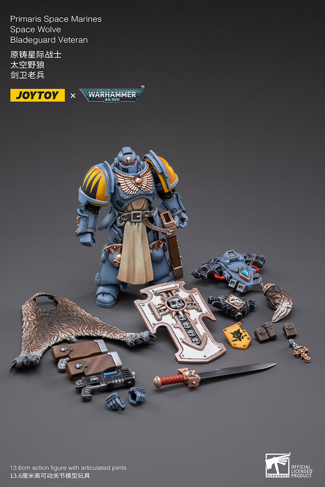 JoyToy - Warhammer 40,000 - Primaris Space Wolves Bladeguard Veteran - Figurine