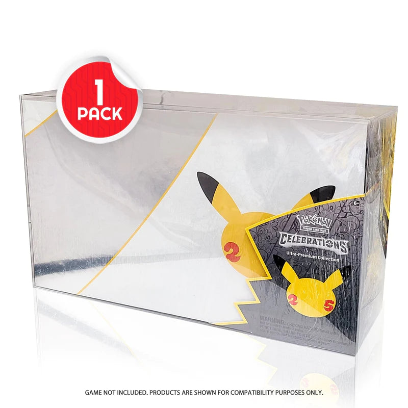 Pokemon Celebrations - Ultra Premium Booster Collection Box - PET Protector 0.45MM - Pack of 1
