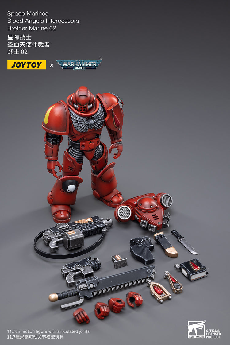 JoyToy - Warhammer 40000  - Blood Angels Intercessors C - Figurine
