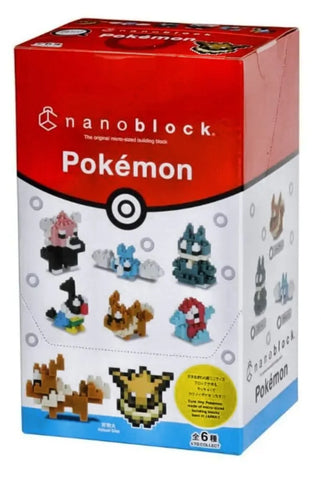 Pokemon - Nanoblock - Normal Pokemon Box (Six pack)