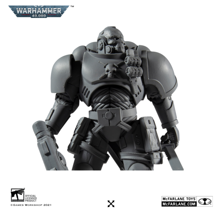 Warhammer 40000 - McFarlane Toys - Space Marine Reiver (Artist Proof) with Grapnel Launcher