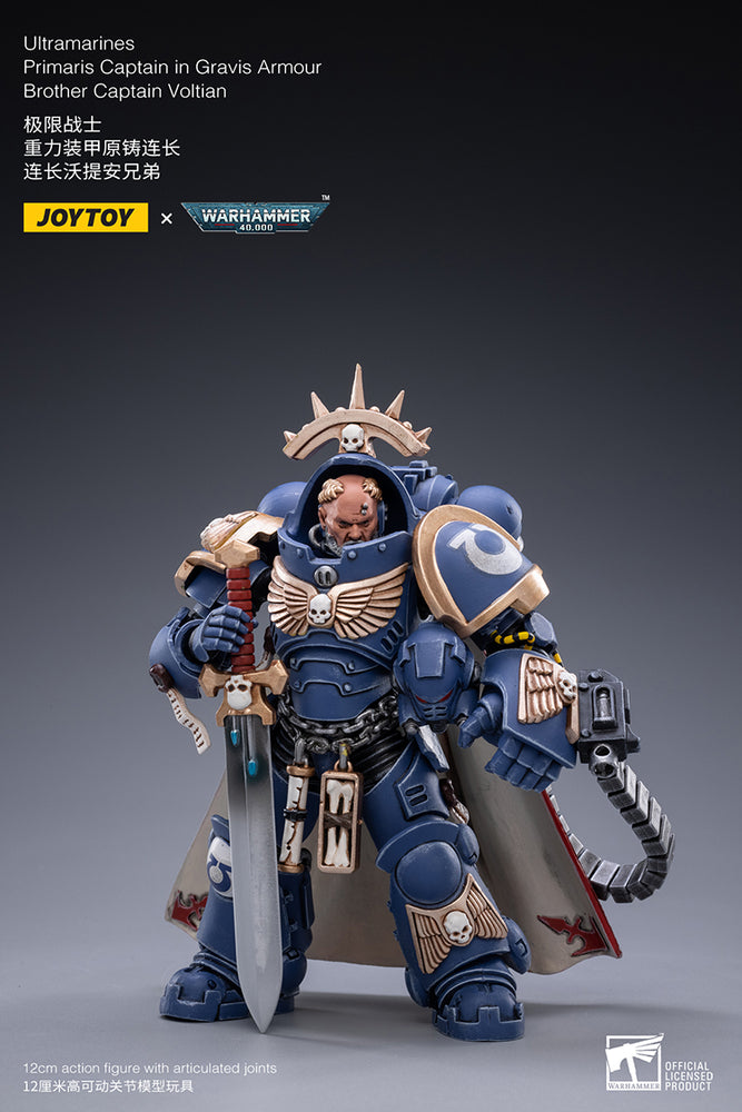 JoyToy - Warhammer 40,000 - Primaris Captain In Gravis Armour - Figurine