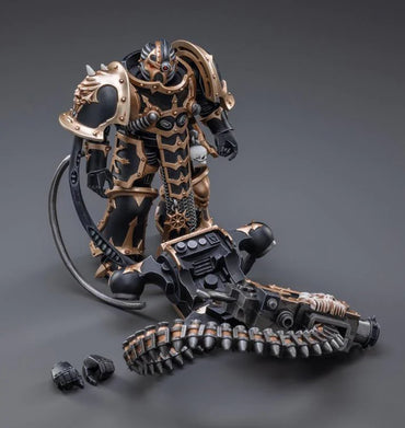 JoyToy - Warhammer 40,000 - Black Legion Chaos Havoc Marine /w Heavy Bolter - Figurine