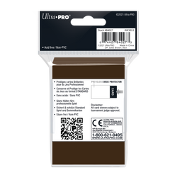 Ultra PRO: Standard 50ct Sleeves - PRO-Gloss (Brown)
