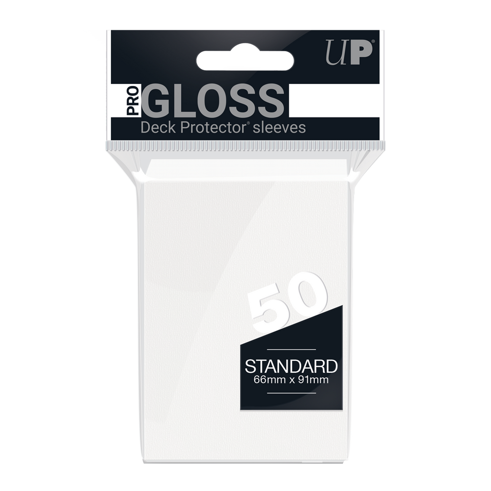 Ultra PRO: Standard 50ct Sleeves - PRO-Gloss (White)