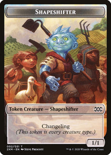 Elemental // Shapeshifter Double-Sided Token [Double Masters Tokens]