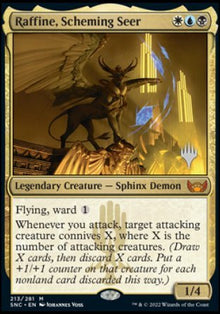 Raffine, Scheming Seer (Promo Pack) [Streets of New Capenna Promos]