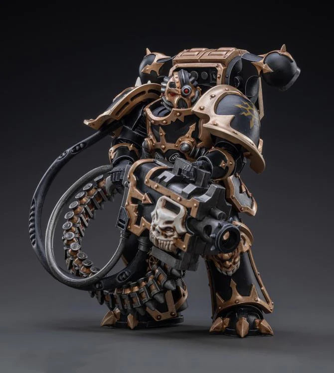 JoyToy - Warhammer 40,000 - Black Legion Chaos Havoc Marine /w Heavy Bolter - Figurine