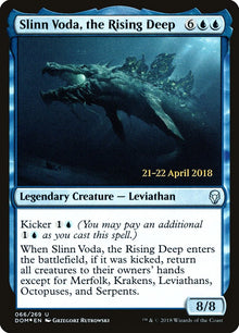 Slinn Voda, the Rising Deep [Dominaria Prerelease Promos]
