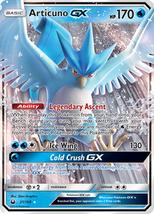 Articuno GX (31/168) [Sun & Moon: Celestial Storm]