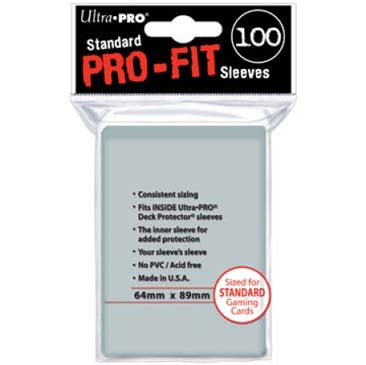 Ultra Pro - Pro Fit - Inner Sleeves 100 ct
