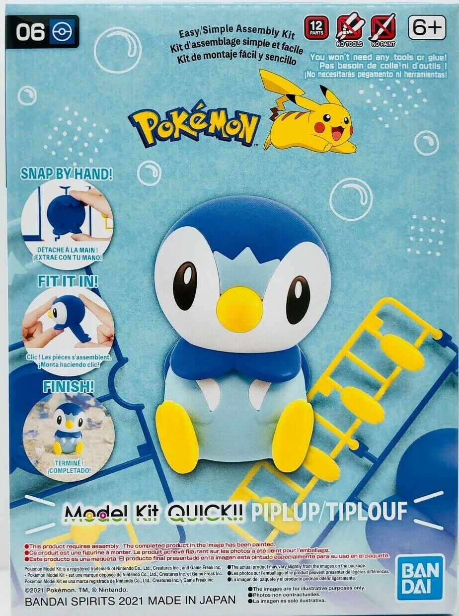 Pokemon Model Kit QUICK!! #06 Piplup